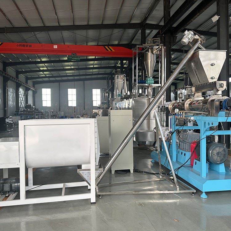 1-2T/H Commercial Use Fish/pets Feed Pellet Production Line factory